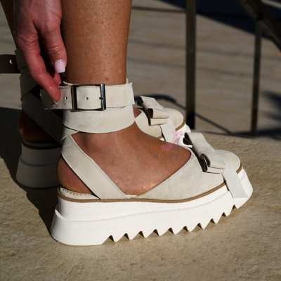 Pantofi Casual Amirra Bowie Cream - Img 4