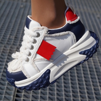 Sneakersi London Blue-Red - Img 2