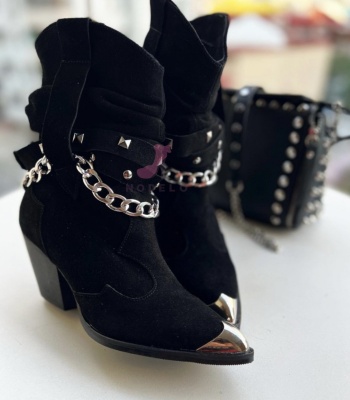 Ciocate Rissa Chain Metal Black - Img 2