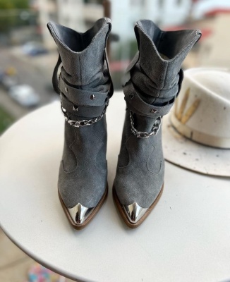 Ciocate Rissa Chain Metal Grey - Img 2