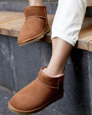 Ghete tip UGG Mini Caramel - Img 1