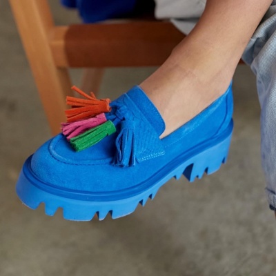 Loafers Tassel Blue - Img 3