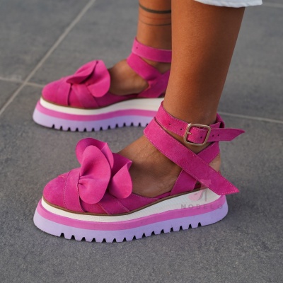 Pantofi Casual Mira Fuchsia - Img 7