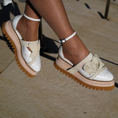 Pantofi Casual Mira White - Img 3