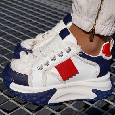 Sneakersi London Blue-Red - Img 3