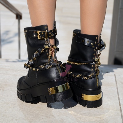 Bocanci Hollywood Short Black-Gold - Img 2
