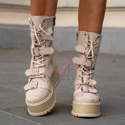 Bocanci Season Cream Suede - Img 7