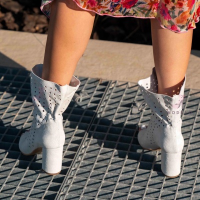 Botine Rinna White - Img 3