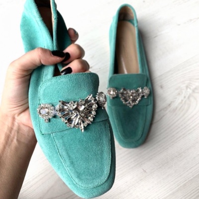 Mocasini Taky Turquoise - Img 2
