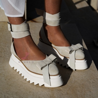 Pantofi Casual Amirra Bowie Cream - Img 8