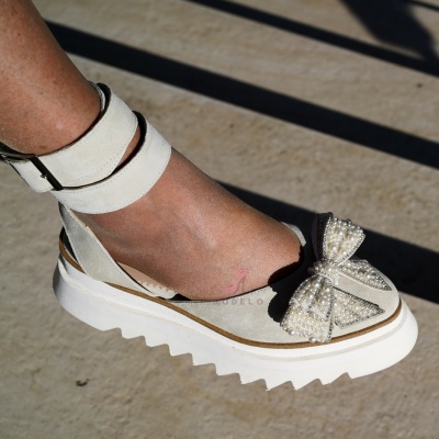 Pantofi Casual Amirra Bride Cream - Img 3