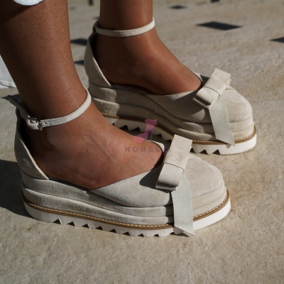 Pantofi Casual Dianne Bowie Cream - Img 6