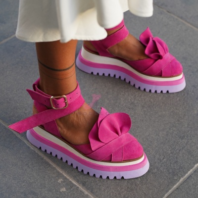 Pantofi Casual Mira Fuchsia - Img 5