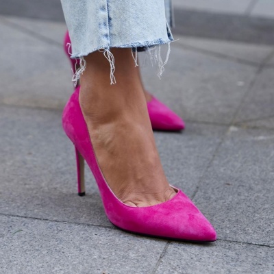 Pantofi Stiletto Fuchsia 10 cm - Img 5