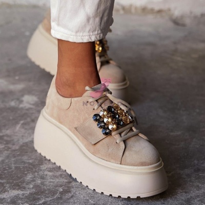 Sneakersi Broche Cream - Img 1