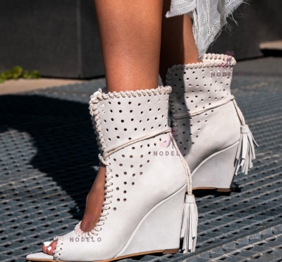 Botine Issa White - Img 4