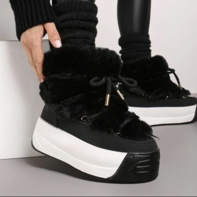 Ghete Fluffy Black