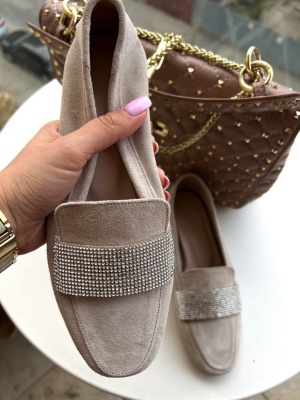 Mocasini Glossy Beige - Img 1