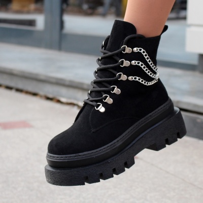 Bocanci Florenza Black Suede - Img 1