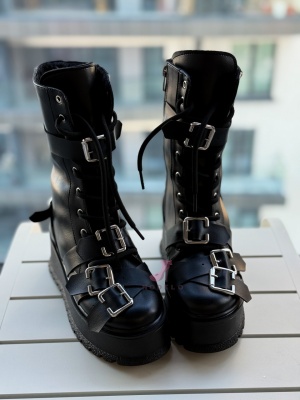 Bocanci Lenna Tall 2 Black P.U.