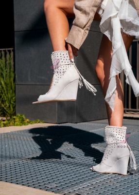 Botine Issa White - Img 5