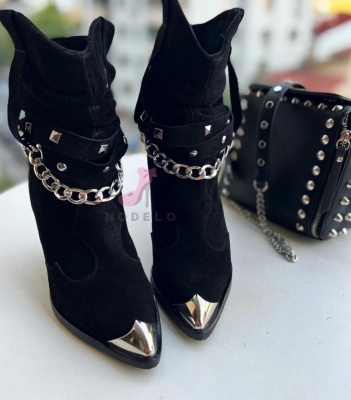 Ciocate Rissa Chain Metal Black - Img 3