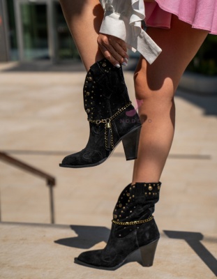 Cizme Raisa Short Black - Img 10