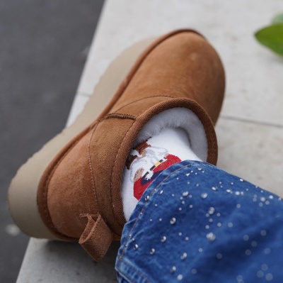 Ghete tip UGG Caramel - Img 8