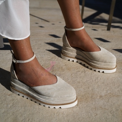 Pantofi Casual Dianne Simple Cream - Img 6