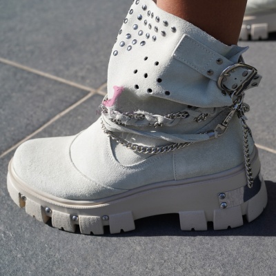 Bocanci Hollywood Perforated Cream - Img 3