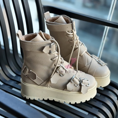 Bocanci Lenna 2 Beige P.U.