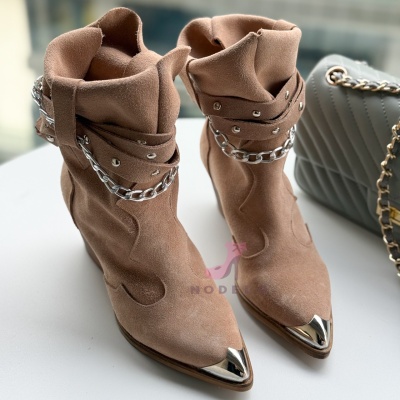 Ciocate Rissa Metal Chain Nude