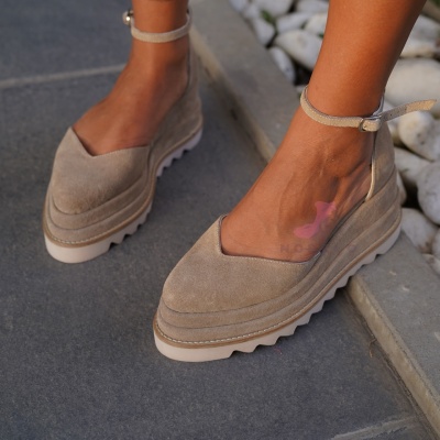 Pantofi Casual Dianne Simple Beige - Img 5