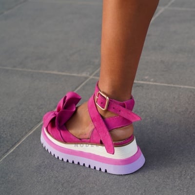 Pantofi Casual Mira Fuchsia - Img 6
