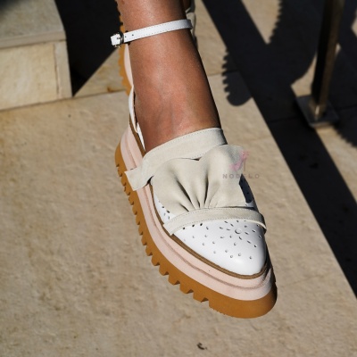 Pantofi Casual Mira White - Img 2