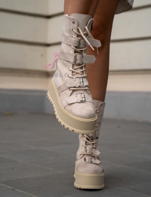 Bocanci Season Cream Suede - Img 5
