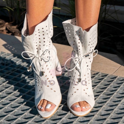 Botine Rinna White - Img 1