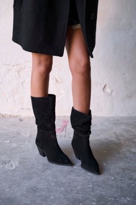 Cizme Aida Short Black - Img 7