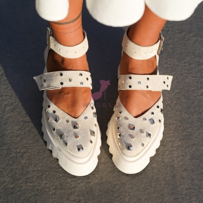 Pantofi Casual California Cream - Img 5