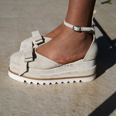 Pantofi Casual Dianne Bowie Cream - Img 4