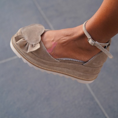 Pantofi Casual Dianne Heart Beige - Img 6