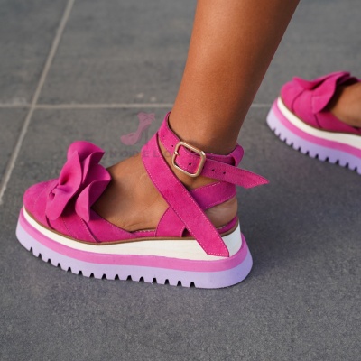 Pantofi Casual Mira Fuchsia - Img 3