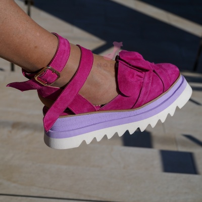 Pantofi Casual Mira Purple + Fuchsia