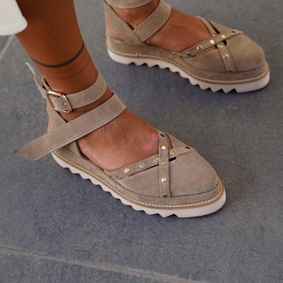 Pantofi Casual Theo Beige