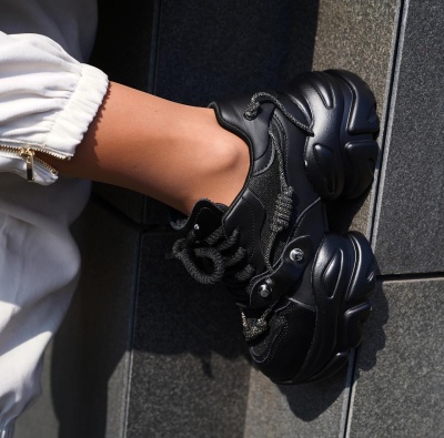 Sneakersi Glamm Black - Img 3