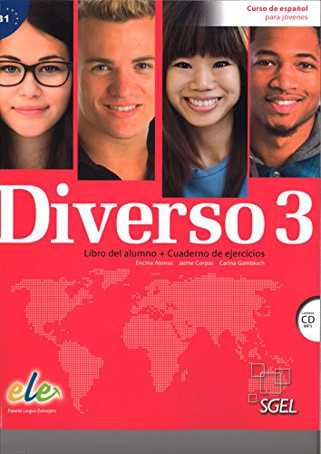 Diverso 3, udžbenik i radna sveska za španski jezik za 3. i 4. razred gimnazije i srednje škole Educational centre