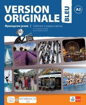 Francuski jezik Version originale Blue, udžbenik i radna sveska za 2. razred gimnazije Klett