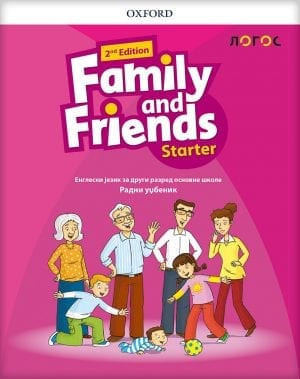 Family and Friends Starter, radni udžbenik za engleski jezik za 2. razred osnovne škole sa CDom Novi Logos