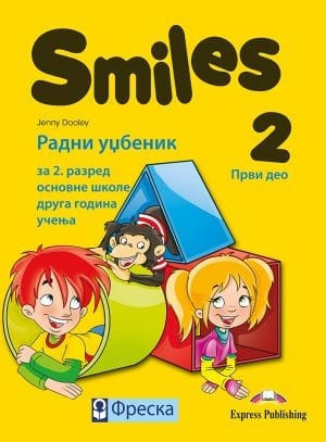 Smiles 2, radni udžbenik za engleski jezik za 2. razred osnovne škole iz 2 dela sa CD, DVD, ieBook Freska