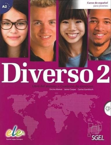 Diverso 2, udžbenik i radna sveska za španski jezik za 1. i 2. razred gimnazije i srednje škole Educational centre